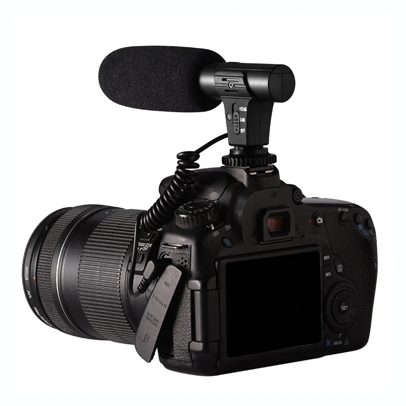 Factory manufacturing video camera wireless microphone black shotgun mic usb gaming microphone for laptop camera