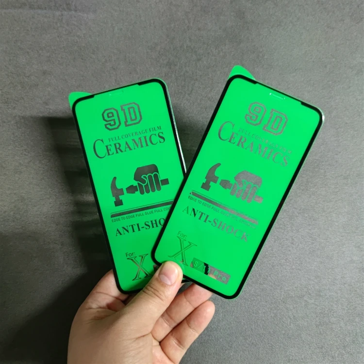 Flexible  9D full cover ceramics film with good quality  for iphone 11 screen protector for huawei tempered glass