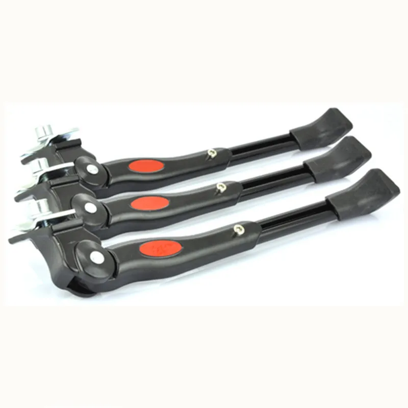 New  High Quality Aluminum Black Bicycle Stand Mountain Bike Mobile Adjusted Length 30-34 cm Stand Bike Repair Parking Stand