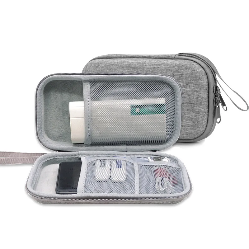 China Travel Carry Case Organizer Storage Pouch Zipper Mesh Bag For Charger Cable Power Bank Hard Drive Waterproof Shockproof