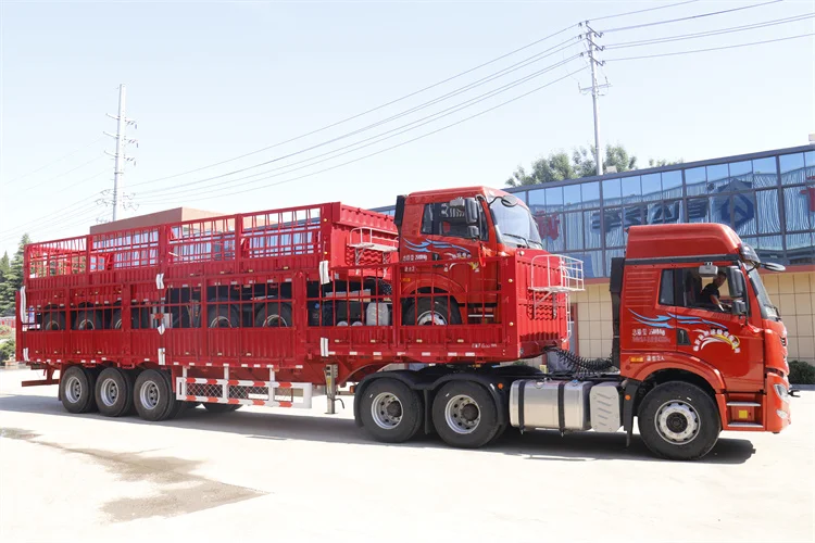 GFC9402CCYE Cheap Transport Side Fence Warehouse Tractor Semi Trailer Trucks