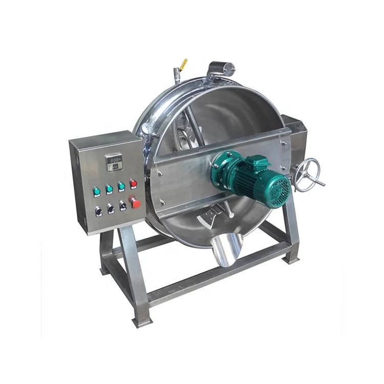 Hot selling sauce cooking machine gas heating electric jacketed kettle wholesale gas cooking mixer