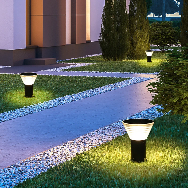 Высокое качество lamparas solares уличное солнечное освещение OEM завод IP65 садовый светильник вилла Пейзаж Светодиодный Солнечный газон