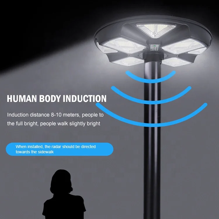 New Product Solar Garden Lamp Abs Outdoor Ip65 Waterproof 2000w Solar Led Garden Light