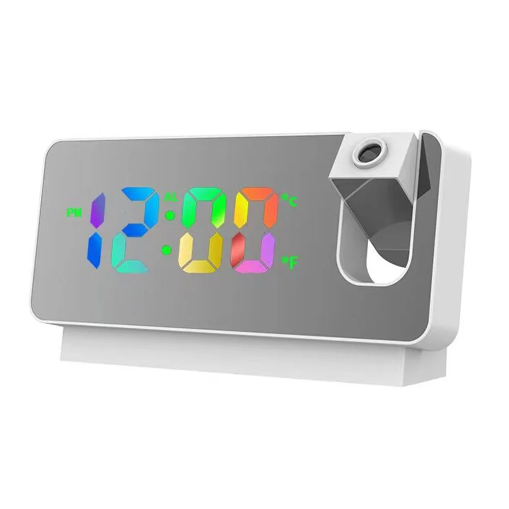 KH-CL014B LED Projection Alarm Clock for Kid Children Bedroom Great Gift