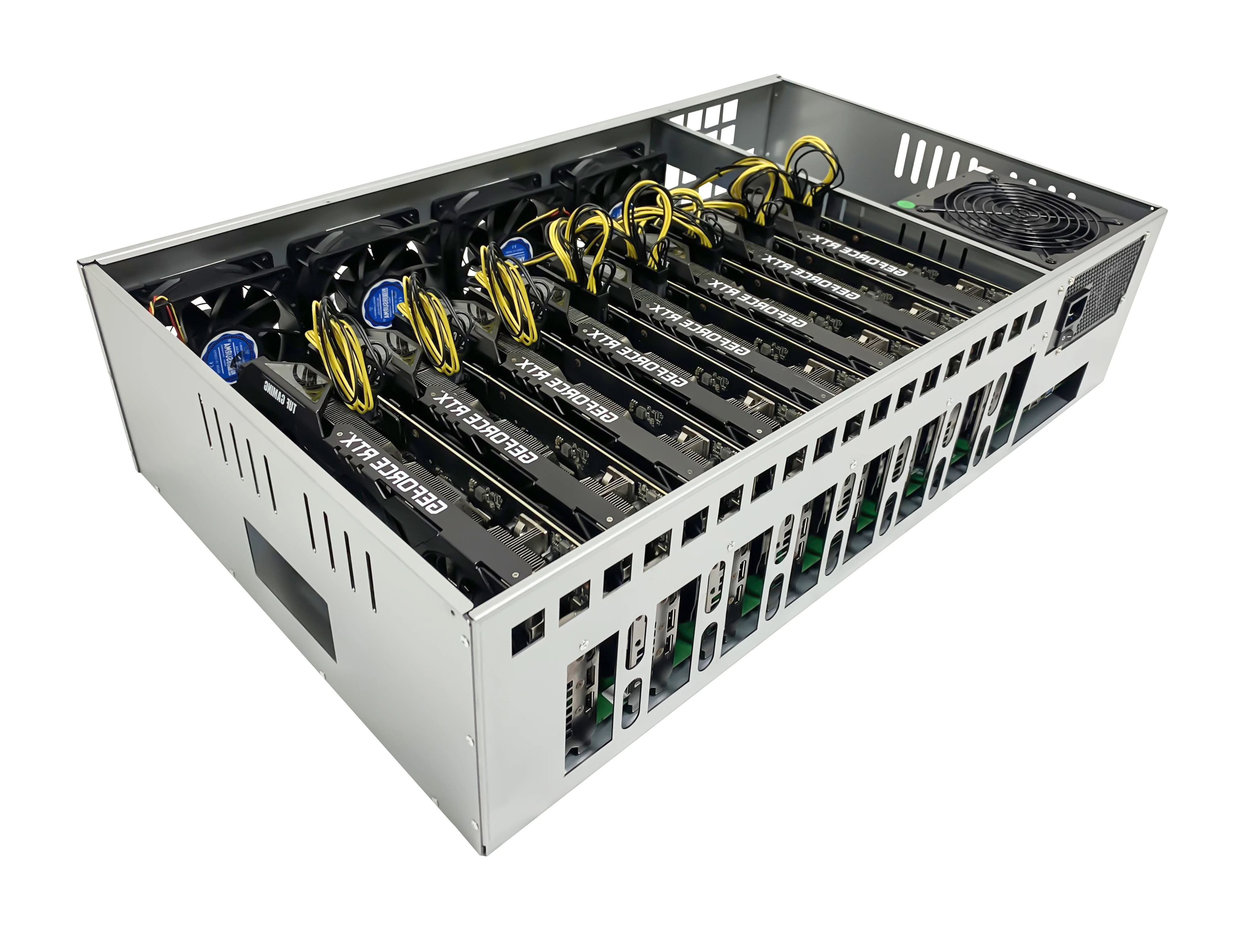 High Performance computer case 4u IDC 64G platform Rack GPU server ALEO