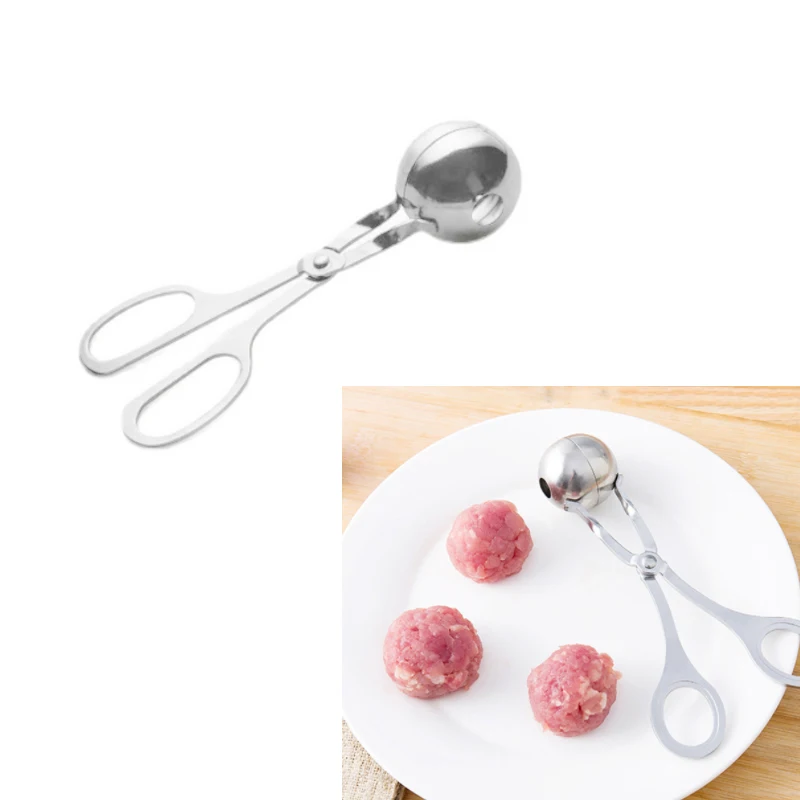 Stainless Steel Meatball Machine DIY Meatball Spoon/Cup/Clamp Fishball Meatball Clip