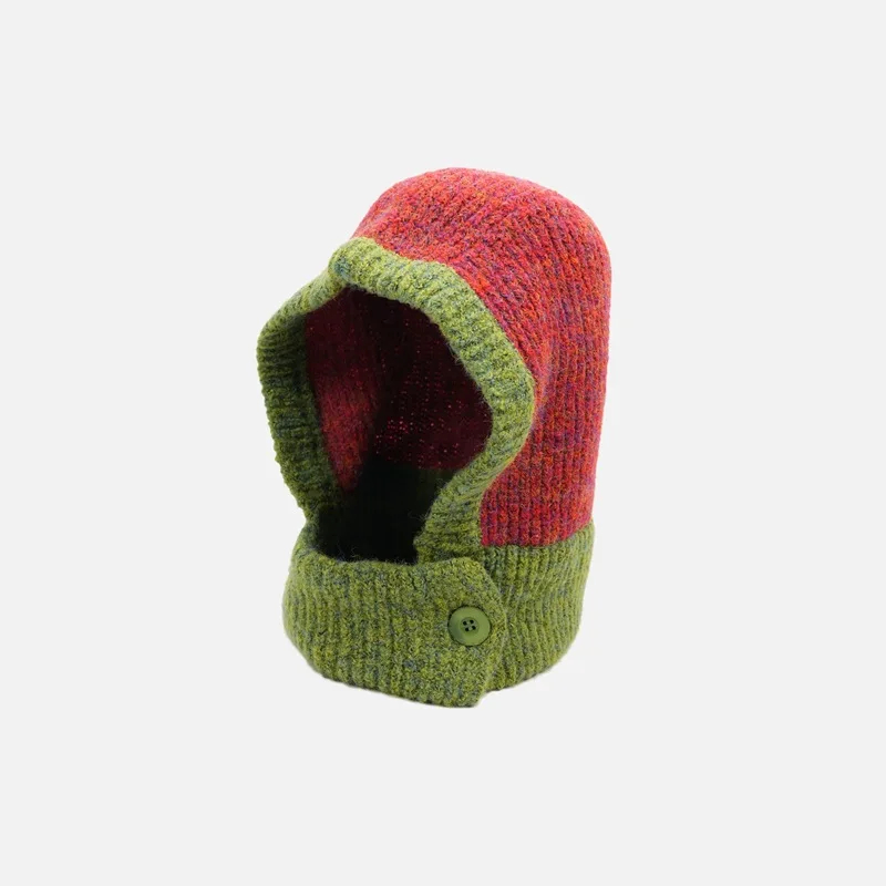 Autumn winter wool scarf integrated Classical versatile Factory Price Fashion Design Custom Plain Knit Blank Warm Beanie