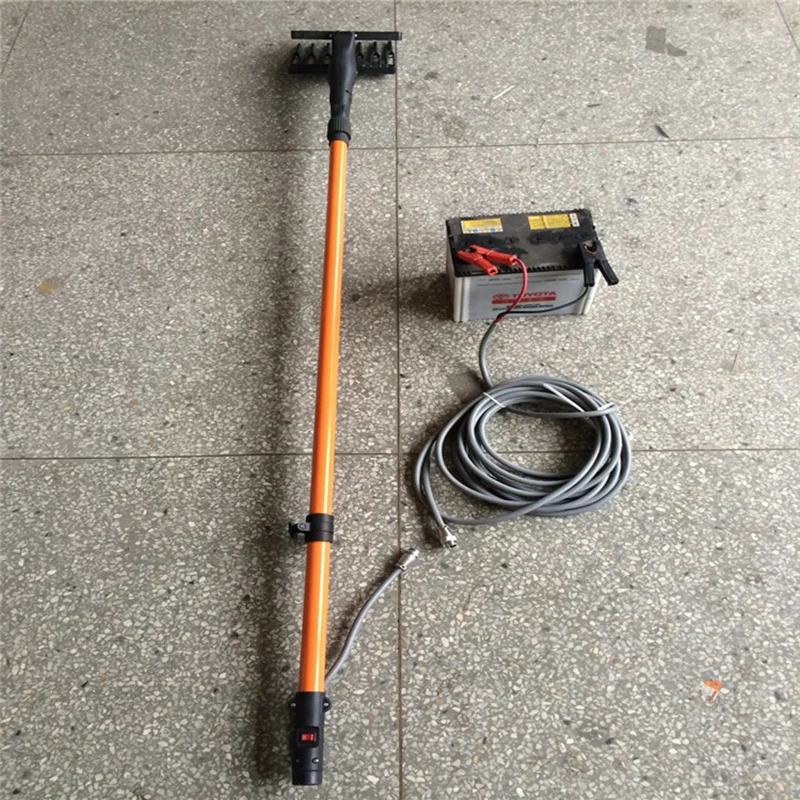 CE Certificate Electric Olive Machine Harvester Shaker Metal DC 12V Olive Harvesting Machine Price 8A 11m(with 2 Clips ) 1 Rows