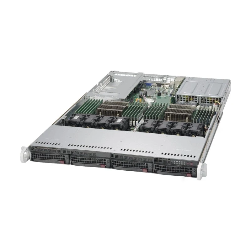 Supermicro  original new/ used   SuperServer SYS-6018U-TR4T+  Super X10DRU-i+  motherboard  Intel C612 chipset  dual Intel Xeon