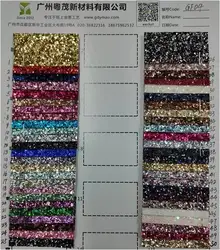 Thick Chunky Glitter Faux Leather Fabric Shiny Ocean PU Canvas Leatherette Fabric Sheet for Cricut Bows Craft