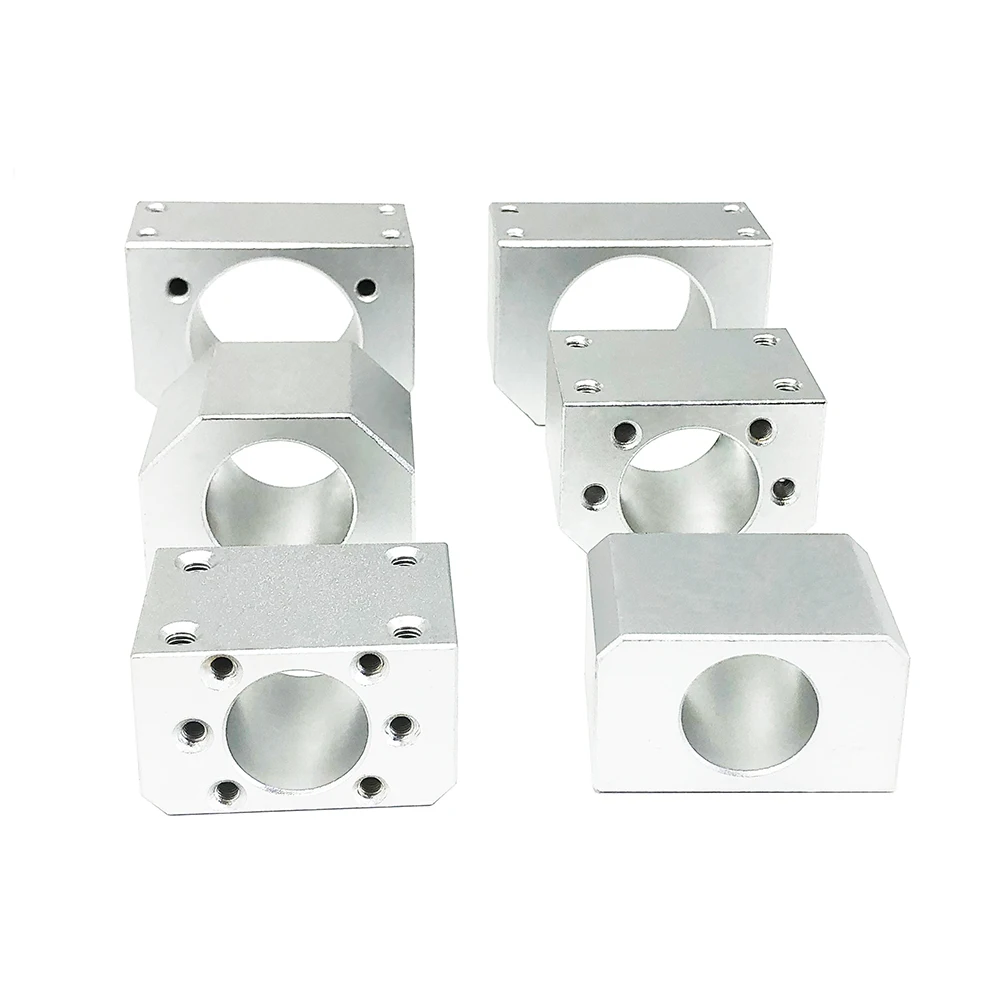 
Nut Housing Aluminum Alloy Ball Screw Nut Housing 12/16/20/25/32/40/1616/2020/2525/3232 
