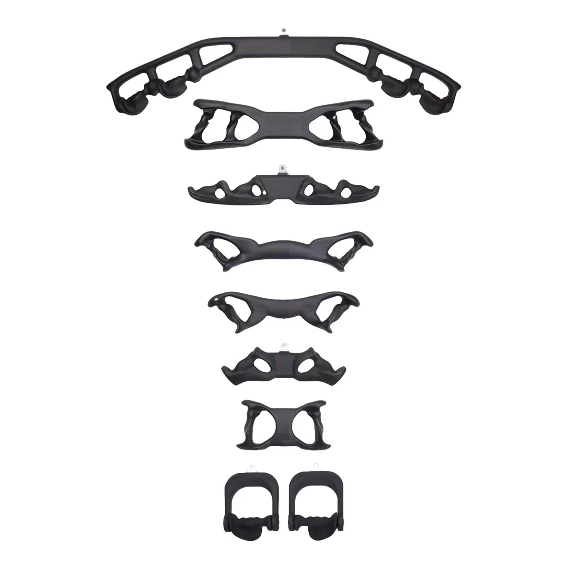 Ergonomic Fitness handles Eight-piece multi-functional fitness handles