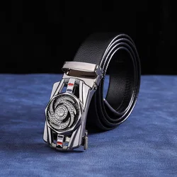 YD7 Four-leaf clover windmill inlaid rhinestone square automatic buckle belt shoes and clothing gift belt spot sales