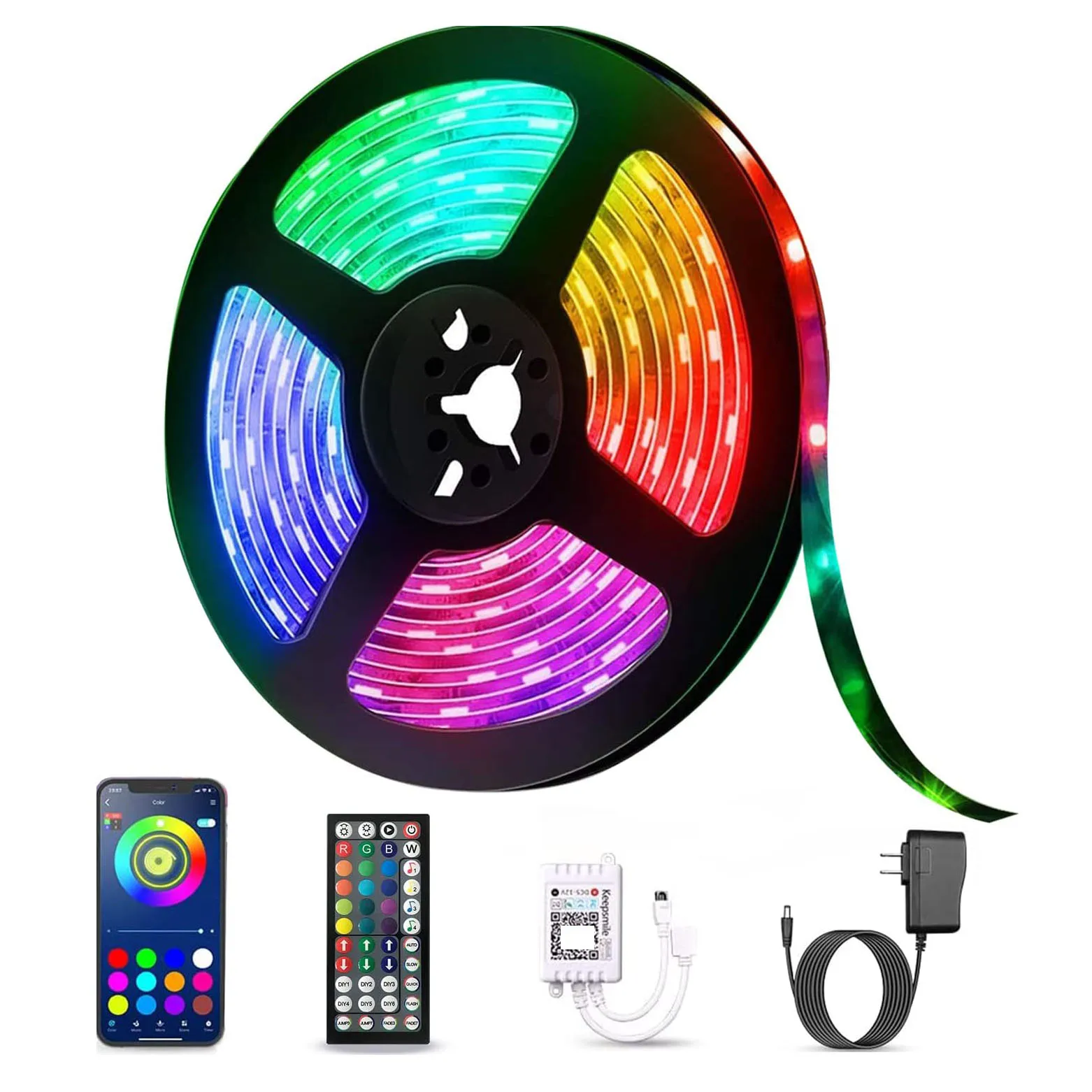 Точечные товары для гостиной 10 м 20 30 RGB инфракрасное управление Luces светящееся украшение 3535 лента освещение Светодиодная
