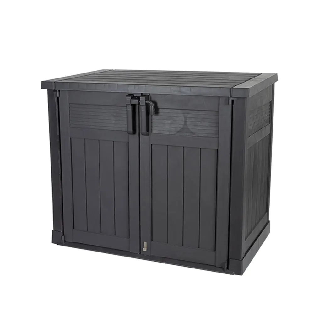 Outdoor Garden 31 Cu Ft Lockable Resin Waterproof Sheds For Storage