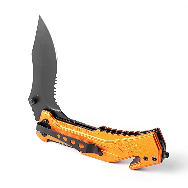 survival folding combat Outdoor camping edc tool pocket  440 stainless steel blade knife