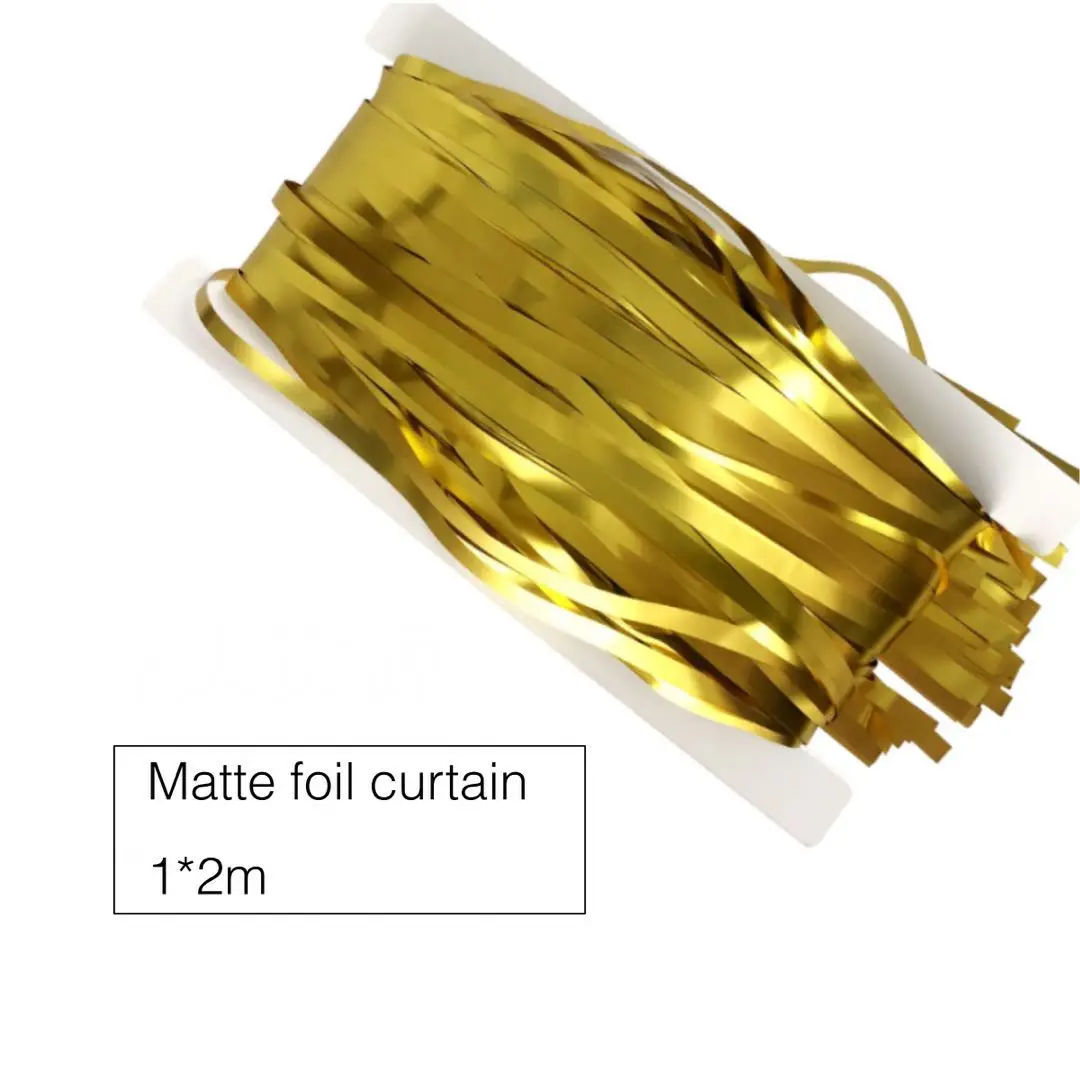 1mx2m Tinsel String Foil Fringe Curtain Shiny Shimmer Party Wedding Birthday Door Decoration Fringe Backdrop