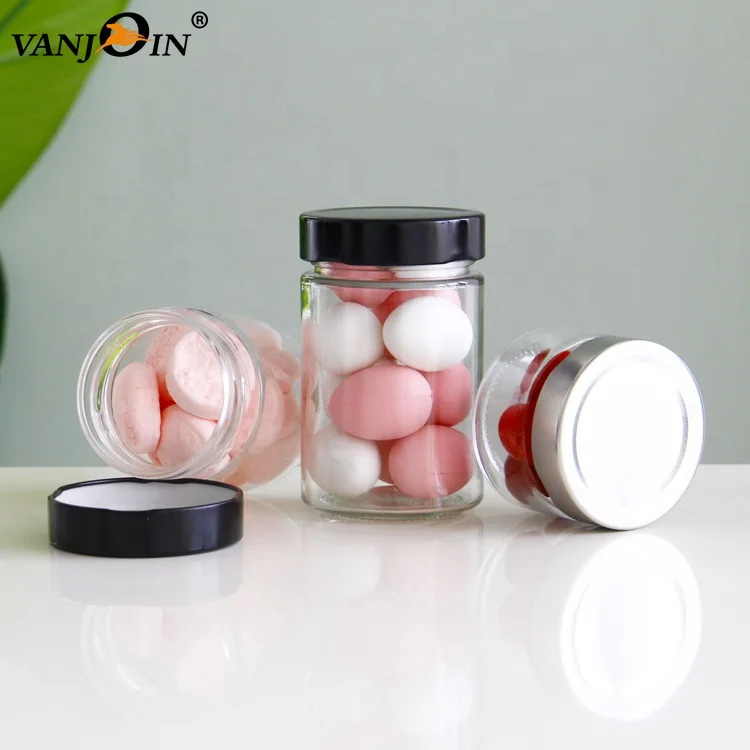  Оптовая продажа прямоугольный контейнер 12 унций 8 4 унции из Кремневого стекла для варенья и меда стеклянные банки маринования