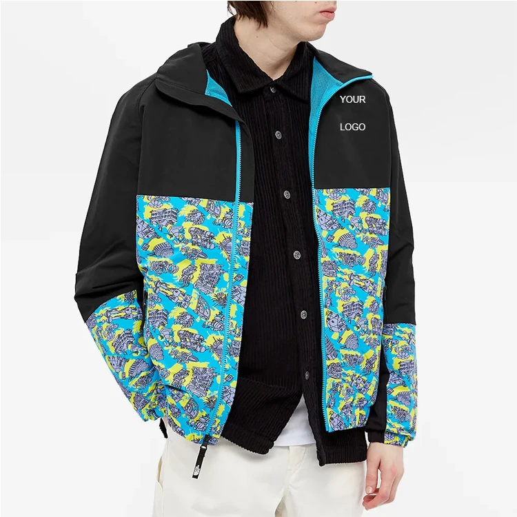 OEM Custom High Quality Mens Polyester Track Jacket Custom Logo