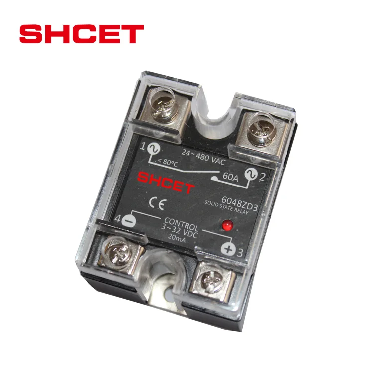 Top quality SSR solid state relay voltage regulator 10A 25A 40A dc to dc Single Phase Din rail AC Output SSR-40 ac to ac
