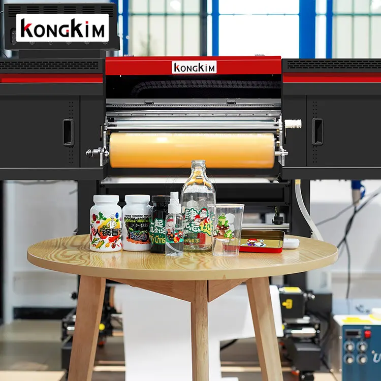 Hot Sale 60cm 30cm  Roll to Roll Dtf UV Printer Ab Film with Laminator All in One UV Printer