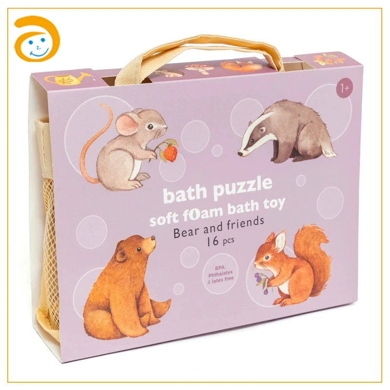 New Arrival Baby Early Education Puzzle Toys Bathroom Floating EVA Foam Animal Toys Kids Bath Toys