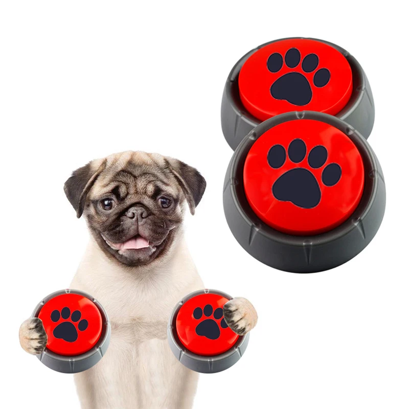Hot Sale Round 30s Recording Custom Pet Communication Training Sound Talking Buttons