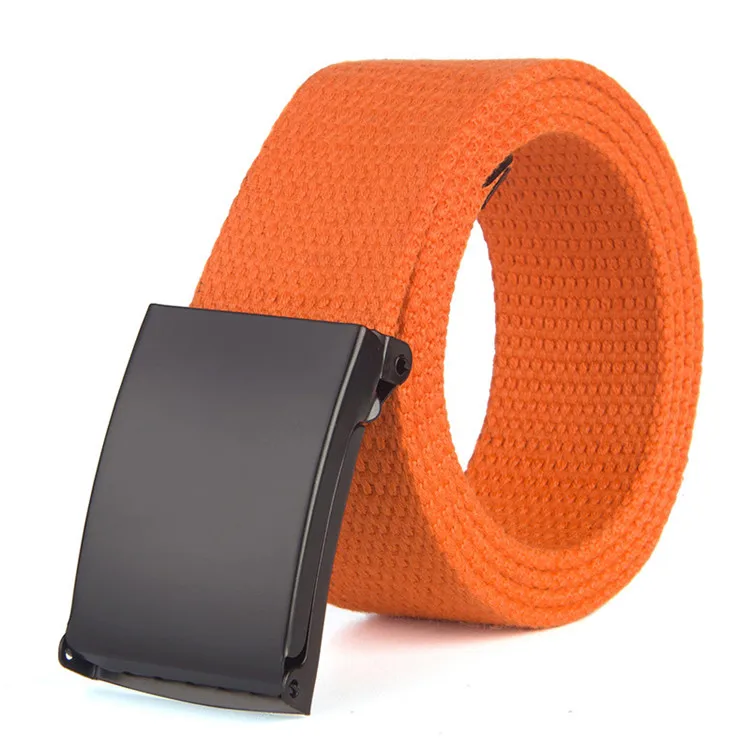 Wholesale Mens Colorful Cotton Fabric Cotton Canvas Web Belt