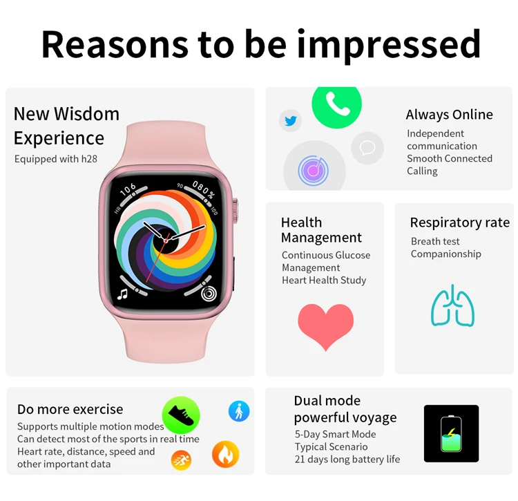 Rotate button Smart Watch