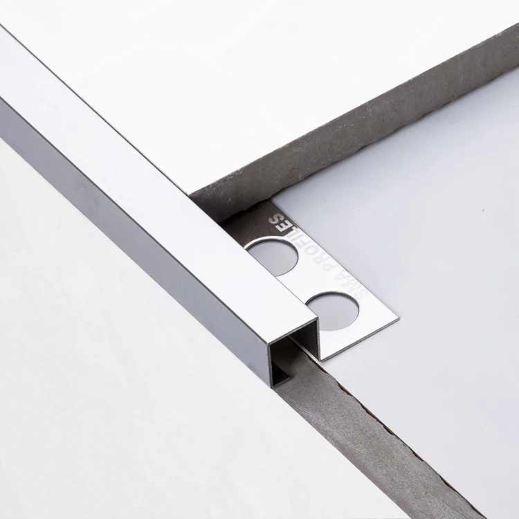  SMA porcelain ceramic tile accessories metal square floor stainless steel trim edge profile for