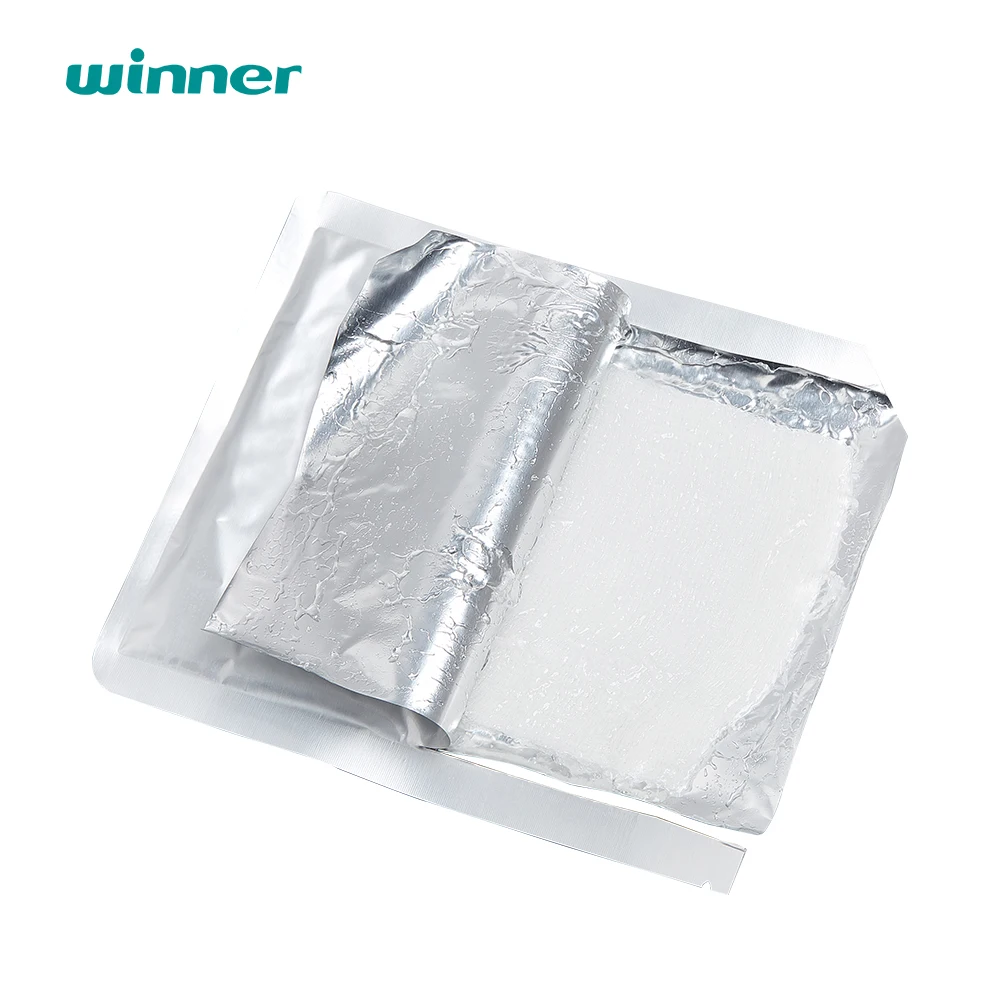 Пропитанная гидрогелем марля медицинская хирургическая защита ран гидрогель