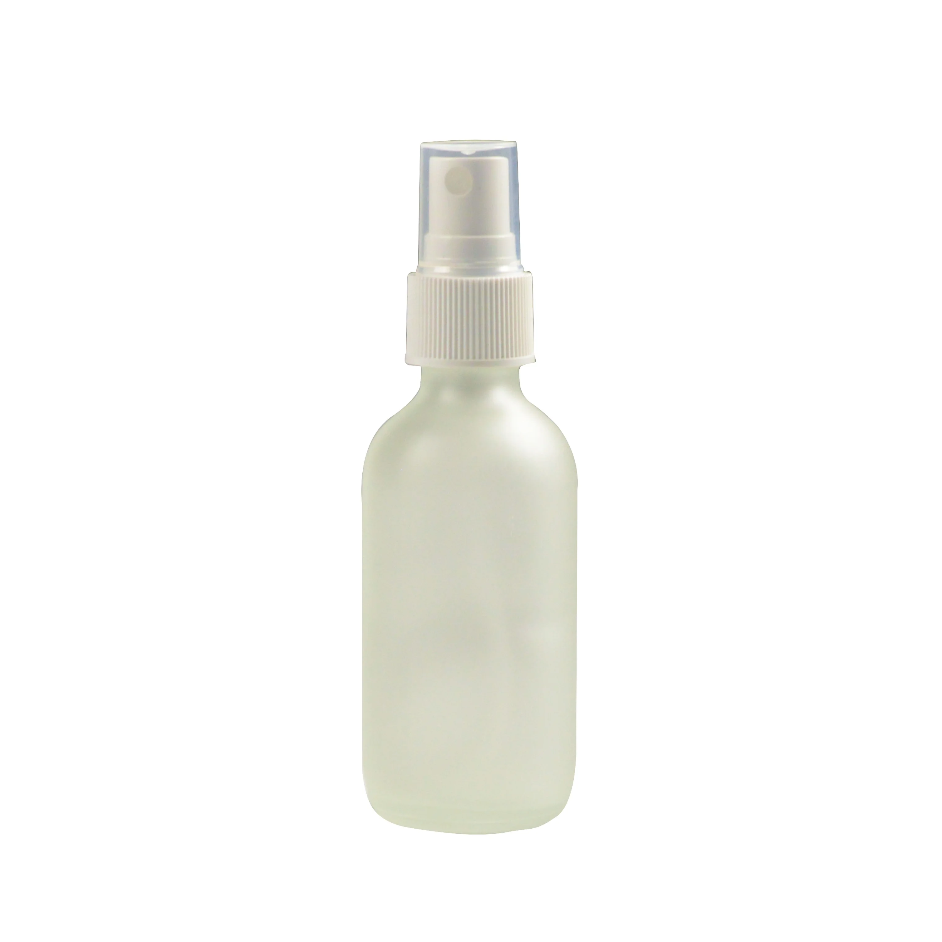 Free Sample Factory Price 5ml-100ml Frosted Round Transparent Brown Essential Oil Spray Bottle