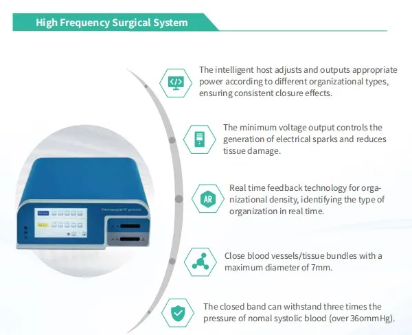 IN-E200 Electrosurgical System Electrosurgical Device Electrothermal Surgical Unit High Frequency Electrocautery Machine