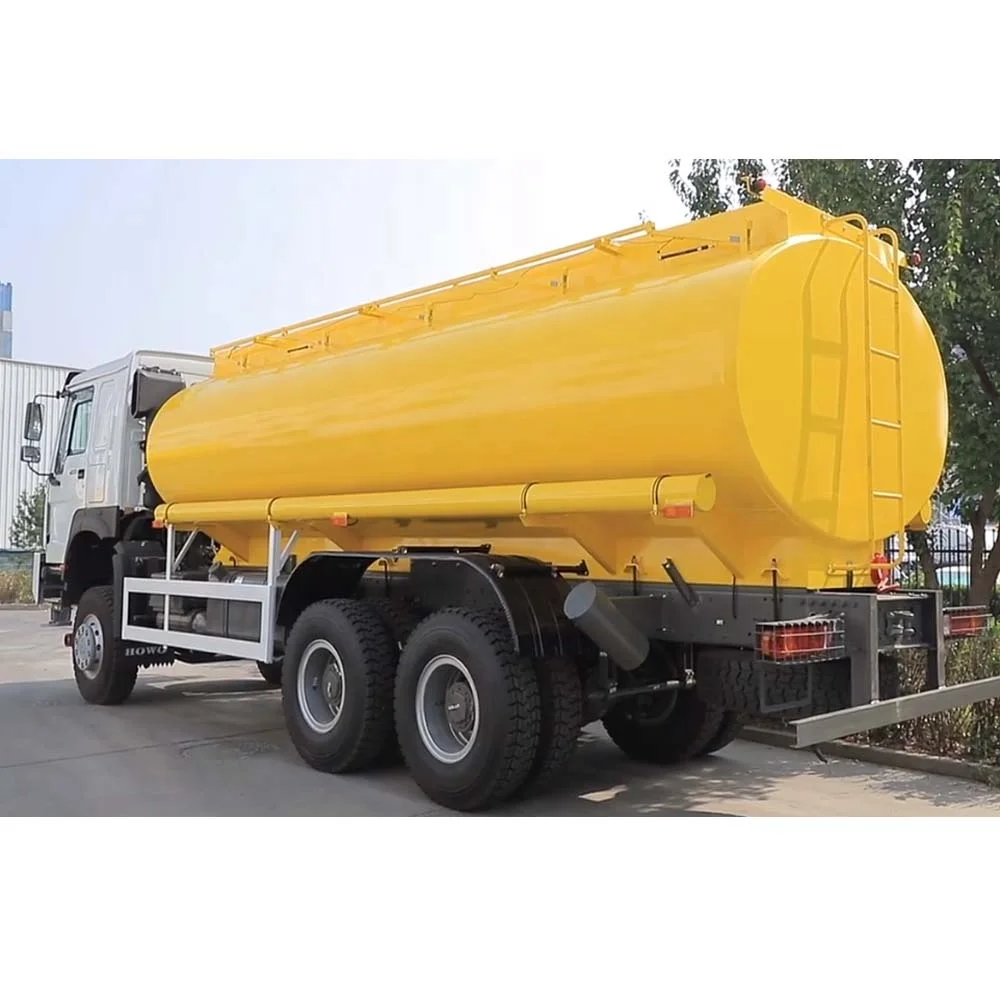 Brand new Sinotruk 6x6 20000liters howo fuel tanker truck for fuel delivery
