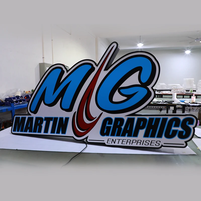 Yijiao Custom Acrylic Light Box Sign Standing light boxes Face lit light box  for Advertising