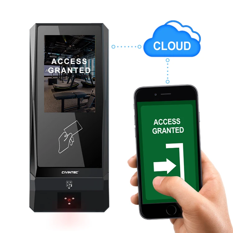 CT9 Biometric Attendance The Entrance Guard Machine Rfid Reader For Parking System Self-service Clubs Gym Access Control