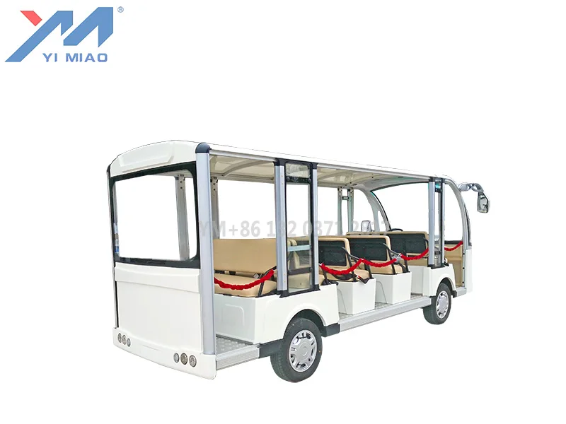 14 passager Электрический курорт автомобиля/экскурсионный автобус/туристский электрический автомобиль для продажи