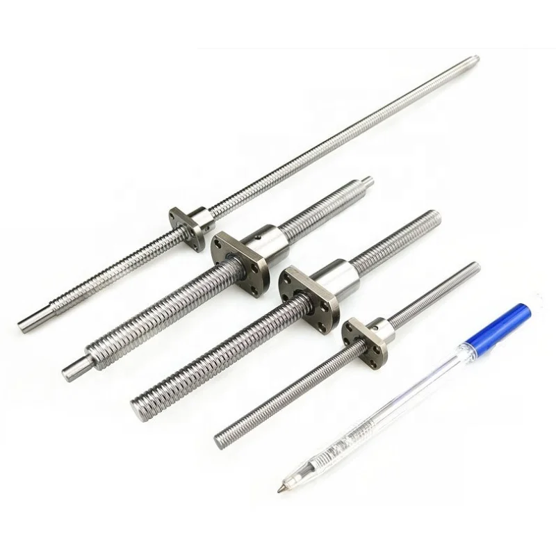 Customize C5 Ballscrew ball screw driven nut for SFK2502 cnc router linear guide rail ball screw