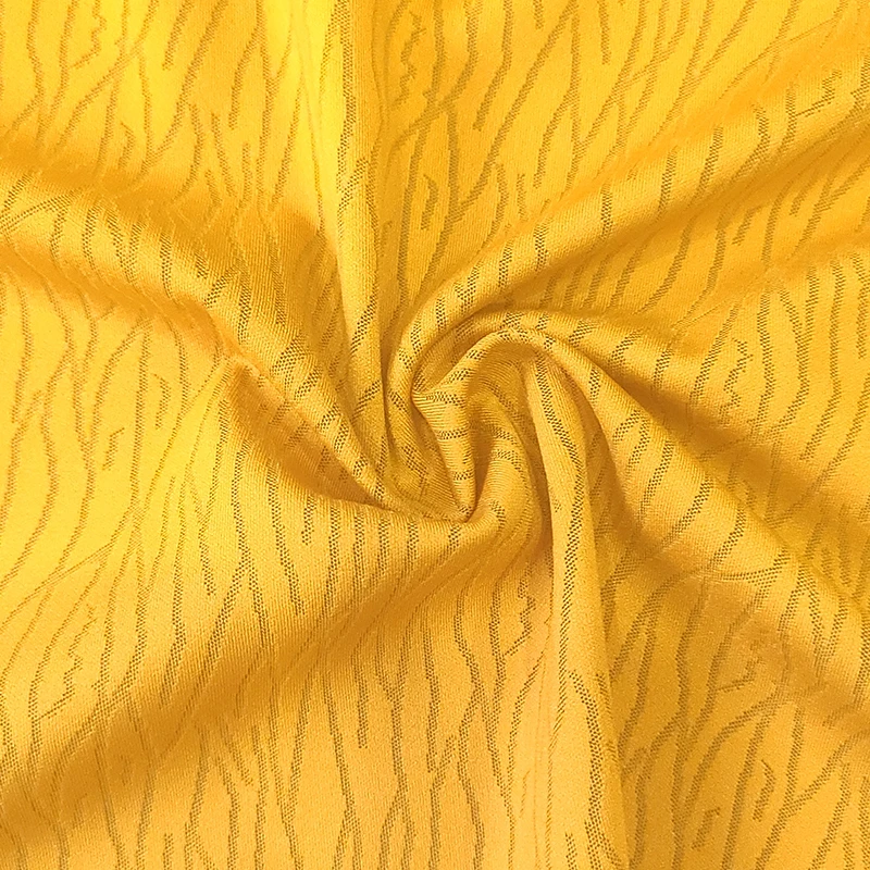 Nylon Spandex Knitted Yarn Dyed Jacquard Tracksuit Fabric for Sportswear Activewear T-shirt Uniform