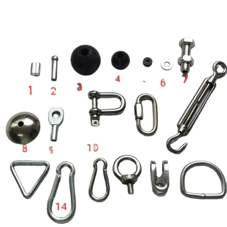 Terminal, connector accessories  for Gym Cable Wire fitness wire equipment wire