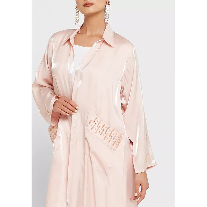 Islamic T-Shirt Newest Simple Soft Muslim Dress Long Sleeve Moroccan Style Caftan Abaya Turkish Clothing Jubah Ikaf