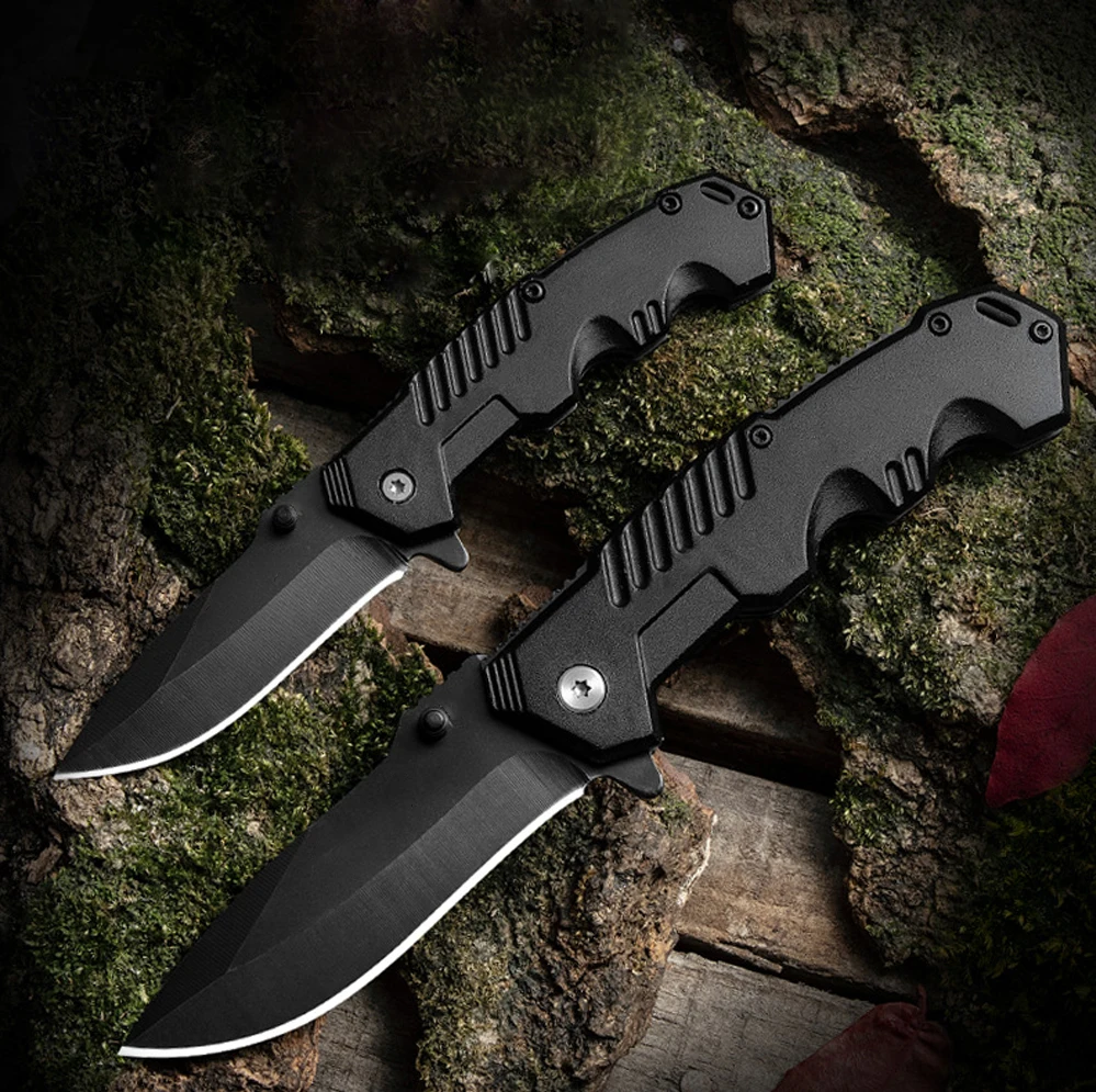 Hot Sale High Hardness Outdoor Camping Folding Knife Multifunctional Survival Tactical Pocket Knife with Glass Breaker