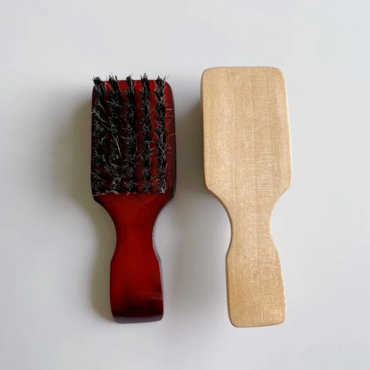 New Salon Comb Natural or Colored Wooden Boar Bristle Hair Brush In Different Size and Hardness