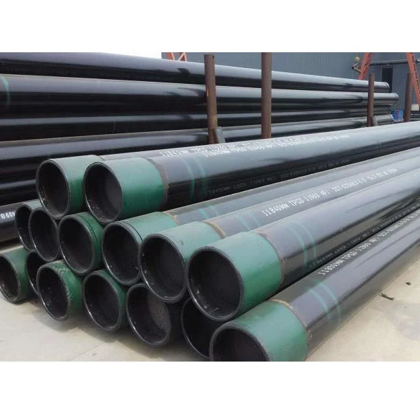 
H40 SEAMLESS STEEL BTC WITH THREAD PROTECTORS R3 5CT AS PER API pipes 