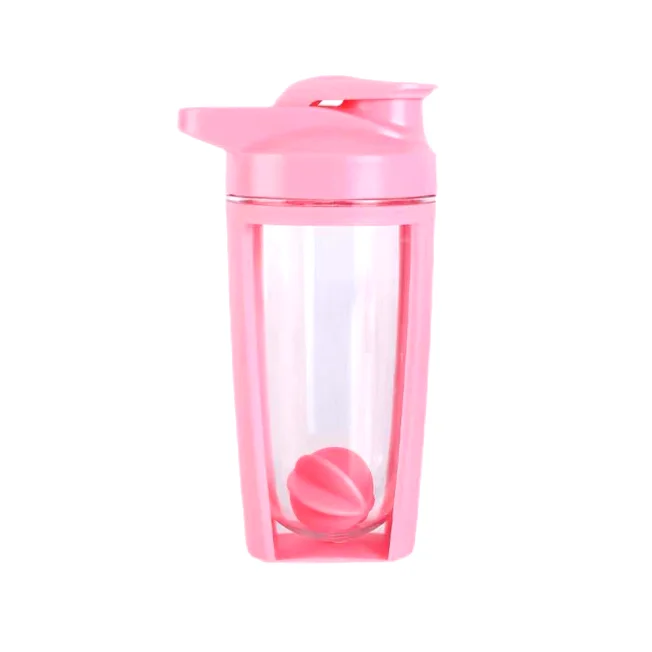 Basics Shaker Bottle with Mixer Ball custom logo sports water bottles