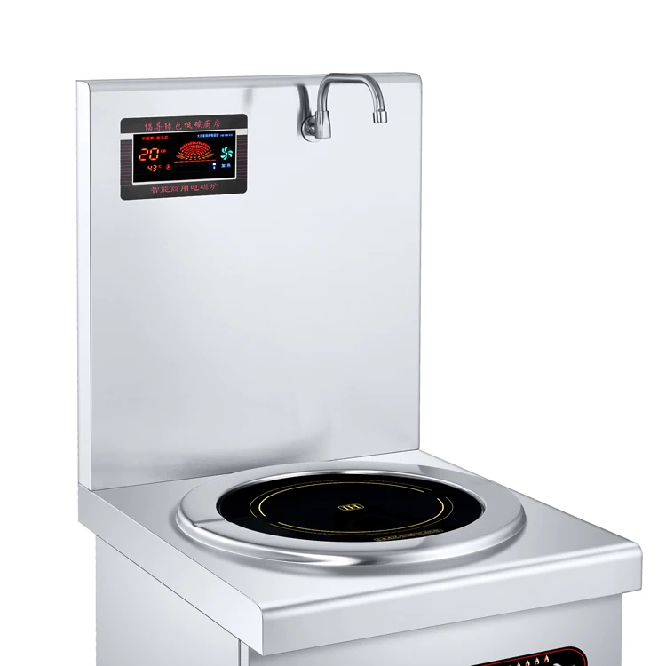 Hot Sale Commercial Electric Multifunction Induction Single-Head Soup Stove Cooker Single Head High Back Soup Cooker Stove