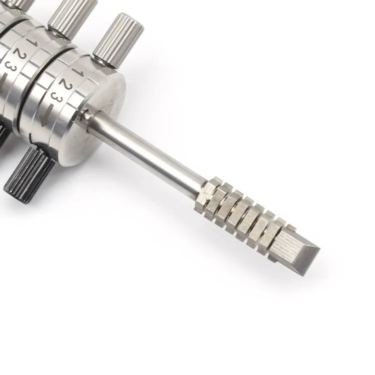 Locksmith Tool Lock Plug Reader 8 Disks Lock Pick Set Equipment For J-aguar