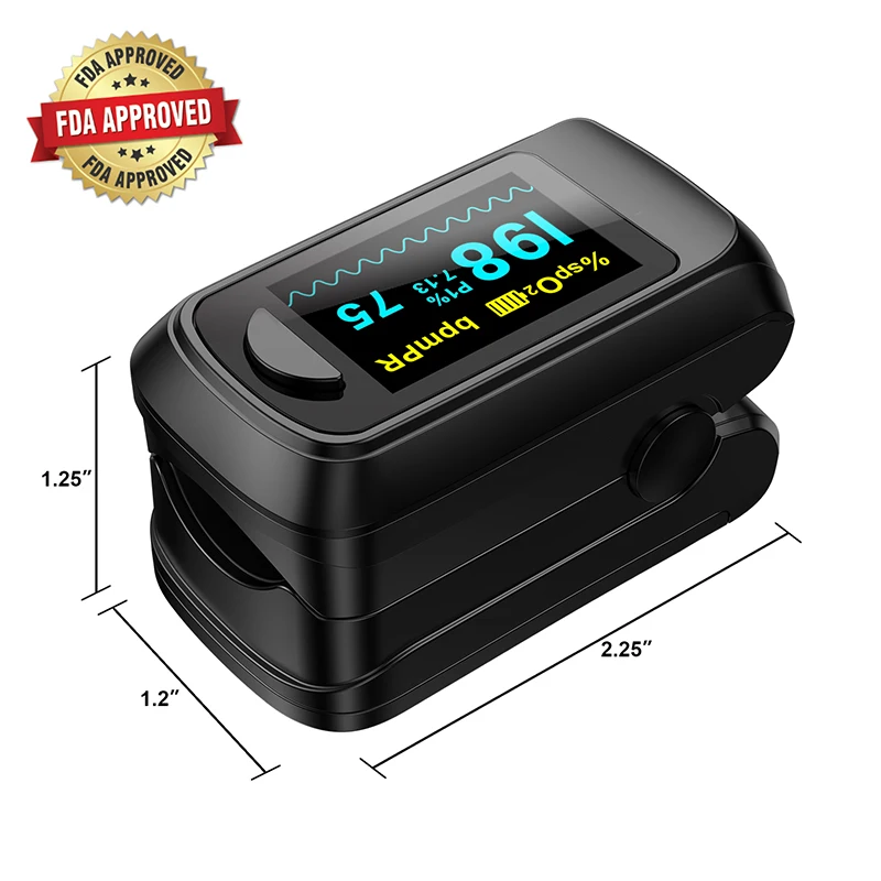 New arrival Monitors Oxygen Saturation safe puls oxi mete finger monitor