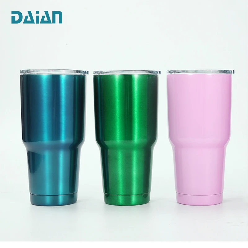 BPA Free certificate 30oz Double Wall Vacuum Insulated Tumbler Travel Cup/Mug fit all car holders